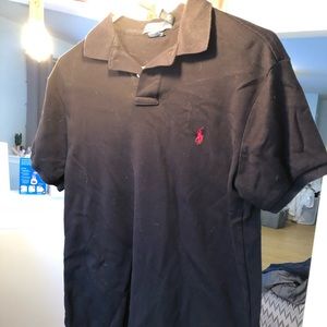 Men’s black Ralph Lauren polo
